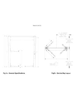 10k two post alignment lift floor plan