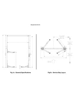 12k two post alignment lift floor plan