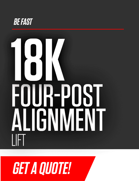 18k four post alignment lift