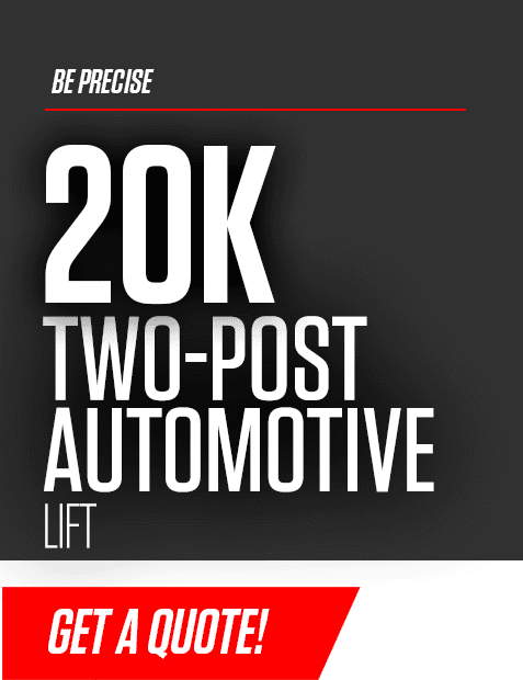 20k two post alignment lift get a quote
