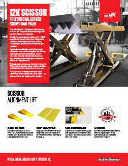 12k scissor lift brochure