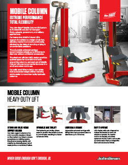 Mobile Column Lift brochure