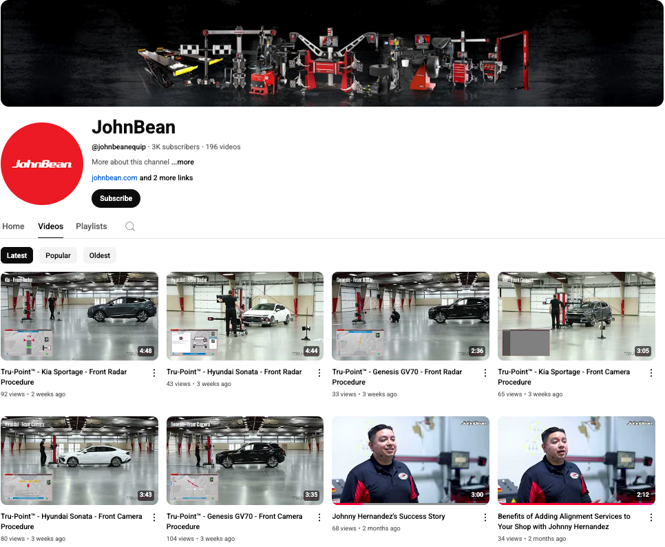 Read more about the article John Bean Adds New Video Content to YouTube Channel