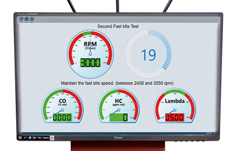 GEOGAS 6000 LINK EMISSIONS ANALYSER WITH LARGE SCREEN