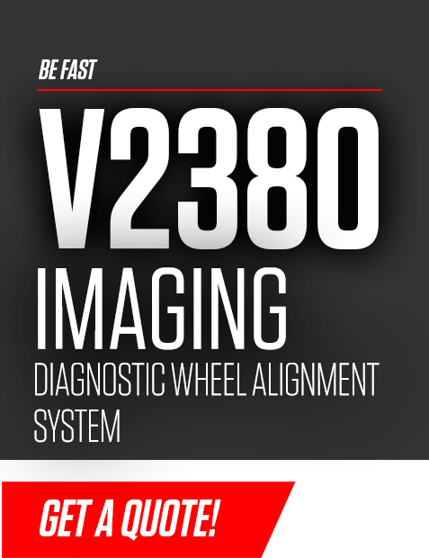 v2380 imaging diagnostic wheel alignment system. Get a quote!