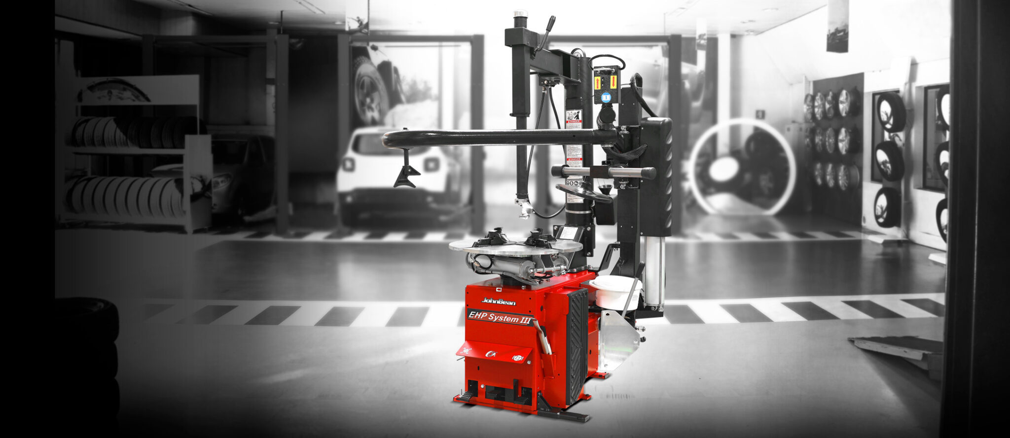 System IIIE SwingArm Tire Changer John Bean USA