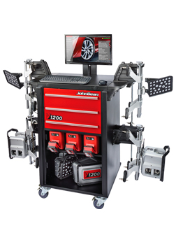 download large image of v1200 wheel alignment system
