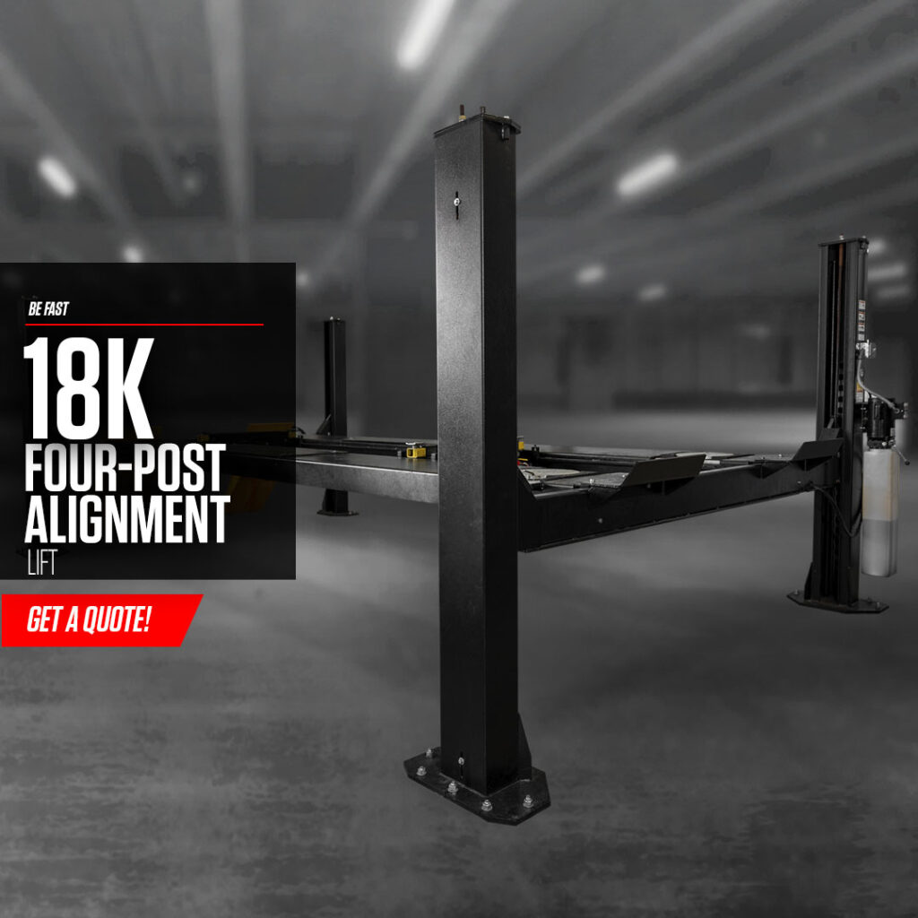 18K Four-Post Alignment Lift | John Bean USA