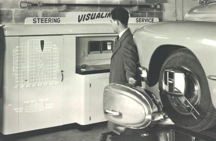 Bernie Jackson and the first visual wheel aligner