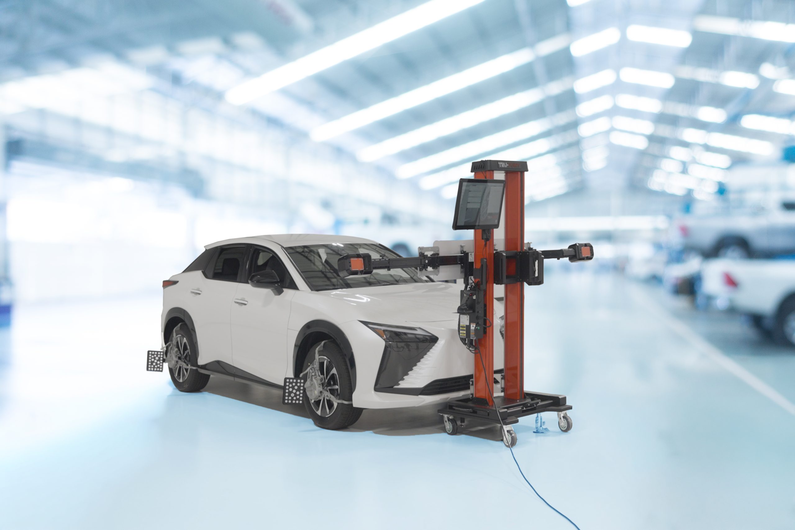 Lexus having front camera calibration done with Tru-Point