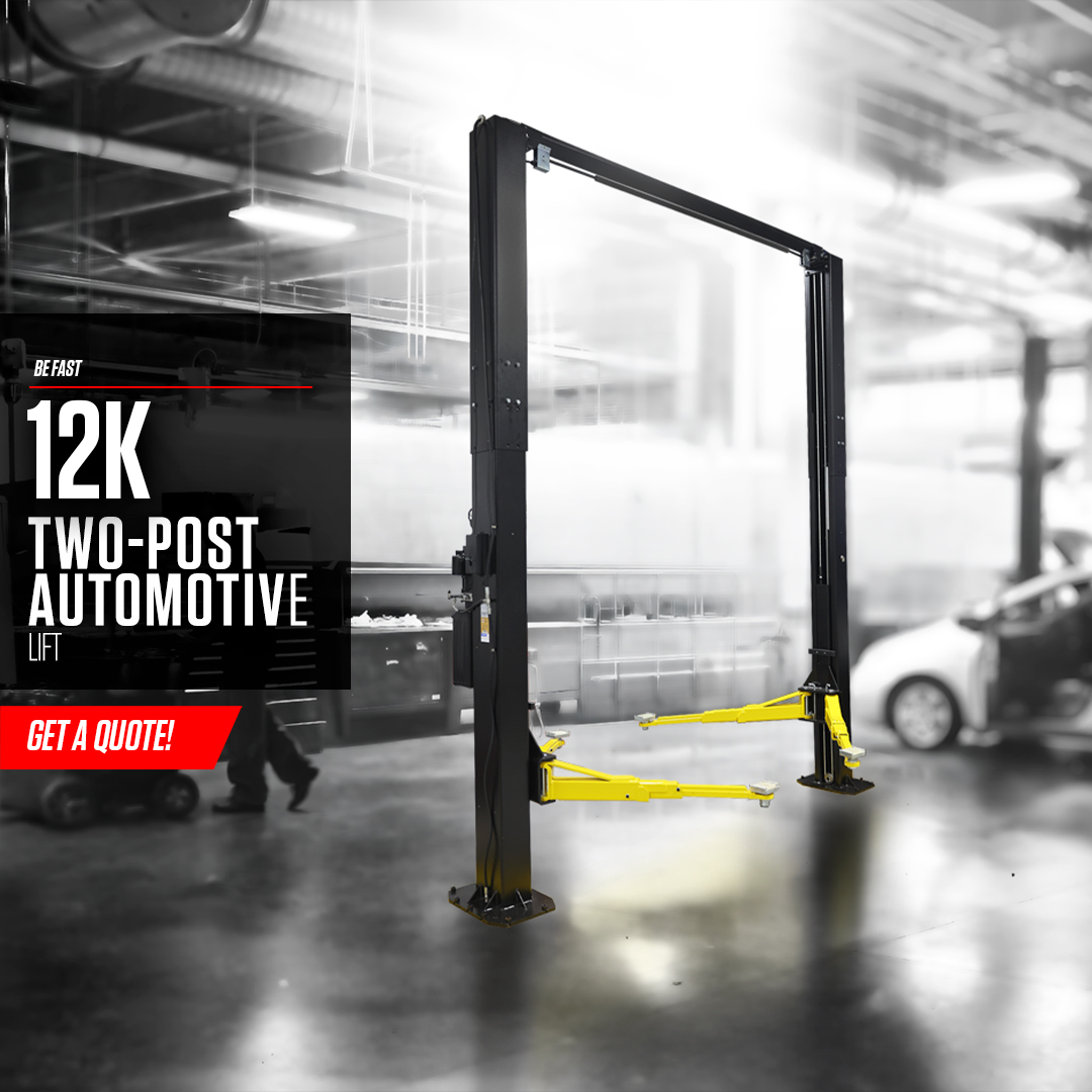 "Be Fast - 12K Two-Post Automotive Lift - Get A Quote"